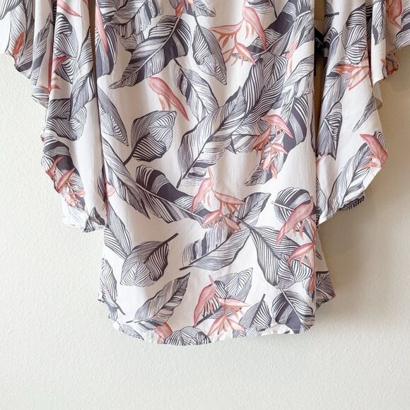 Lulus Sun Drenched Daydream Beige Floral Print Off the Shoulder Dress - Picture 8 of 14